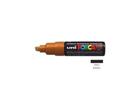 Posca Marcador 8,0mm Bronze Uniball PC8K