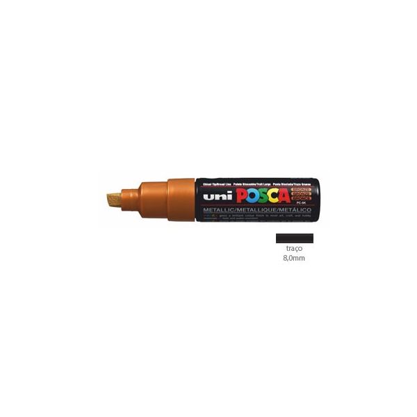 Posca Marcador 8,0mm Bronze Uniball PC8K