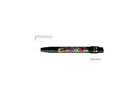 Posca Marcador Branco Uniball PCF350 Livre