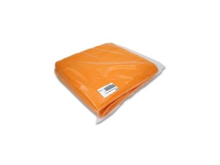 Pano Pó Flanela 50x50cm Laranja (Qualidade Standard) - (Pack12)