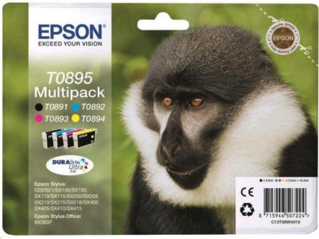 Epson Tinteiros Pack 4 Cores Stylus S20 / SX105 / SX205 / SX405 / BX300F