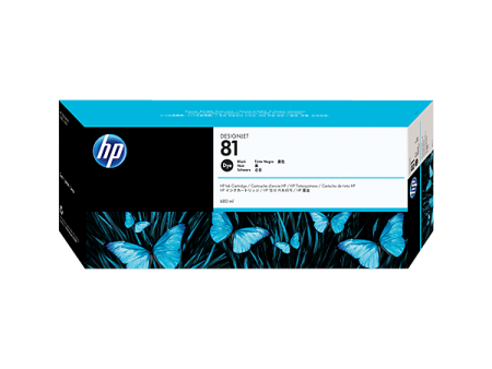 HP Tinteiro Preto DesignJet 5000/5000PS/5500 Nº81