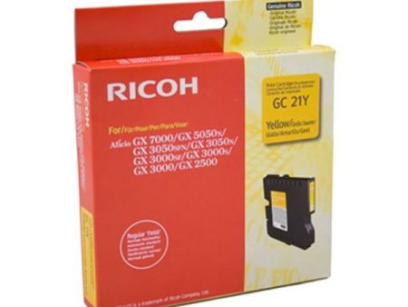 Toner Gel Ricoh GX2500/GX3000/3050N/5050N Type GC-21Y Amarelo