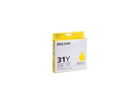 Toner Gel Ricoh GXE3300N/GXE3350N/GX7700/GX2600 Type GC-31Y Amarelo
