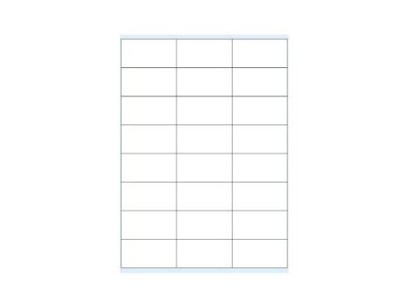 Etiquetas Transparente Laser/Copier A4 70x36mm C500TRAS 100 Folhas 2400un Markin