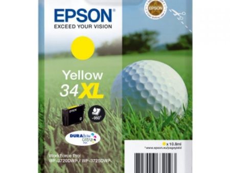 Tinteiro WorkForce Pro WF 3700 / 3720DW Nº34XL Alta Cap. Amarelo