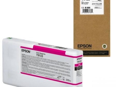 Tinteiro Epson T9133 Magenta Vivo