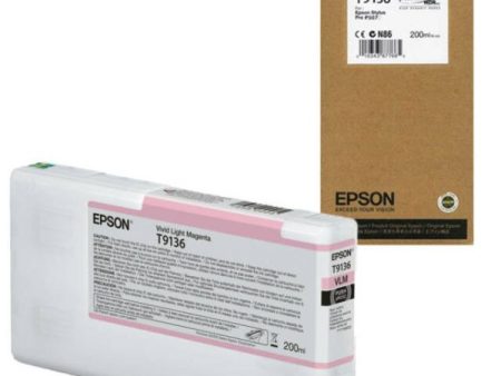 Tinteiro Epson T9136 Magenta Claro Vivo
