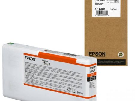 Tinteiro Epson T913A Laranja