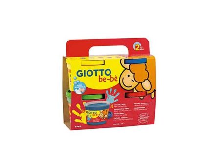 Guache Pintura Dedos Giotto Be-Be 4 cores