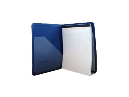 Porta Bloco com Bloco e Bolsa Interior Azul Erichkrause