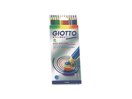Giotto Lápis Cor 18cm Aguarela Cx Cartão 12un
