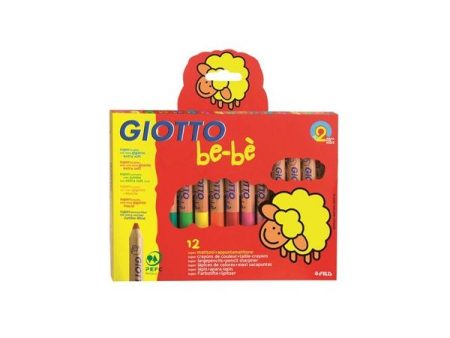 Giotto Lápis Cor Be-Be 12un + 1 Afia Lápis