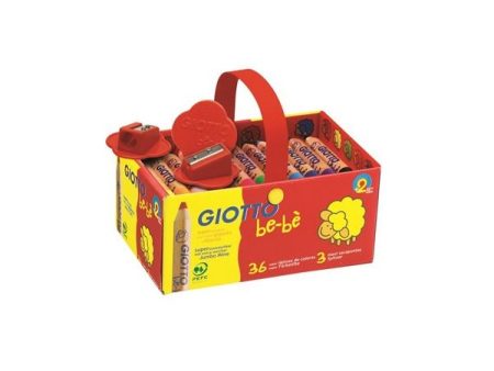 Giotto Lápis Cor Be-Be Schoolpack 36un + 3 Afia Lápis