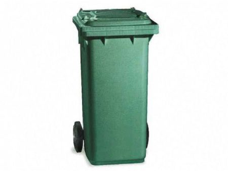 Contentor Verde Plástico 120Lts