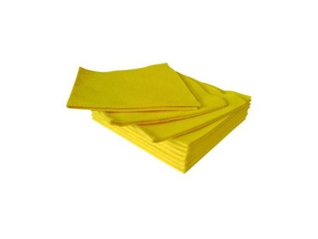 Pano Multiusos Suave 40x38cm Amarelo - 1un
