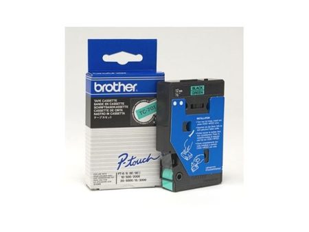Brother Fita Verde / Preta Gravação P-Touch PT500/PT8E/PT2000/PT3000/PT5000 12mm