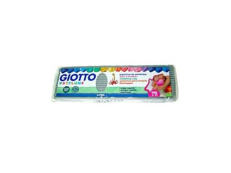 Giotto Plasticina Patplume 350gr Cinza