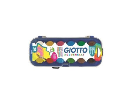 Giotto Aguarelas Cores Sortidas Cx 12