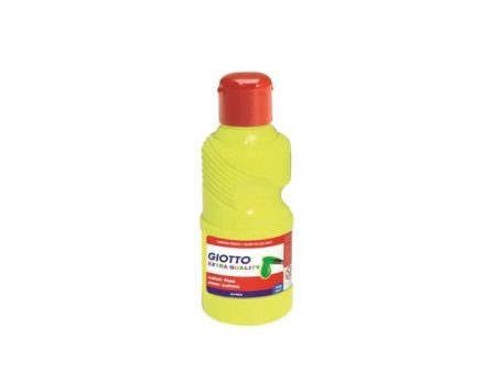 Giotto Guache Liquido Fluo 250ml Amarelo Fluorescente