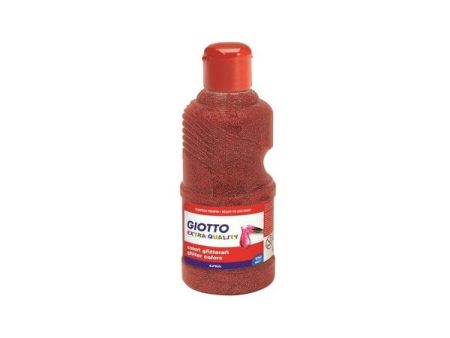 Giotto Guache Liquido Glitter 250ml Vermelho