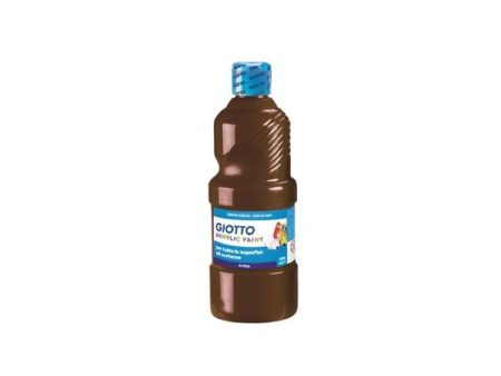 Giotto Guache Liquido Acrílico 500ml Castanho