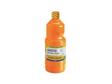 Giotto Guache Liquido Escolar 500ml Laranja