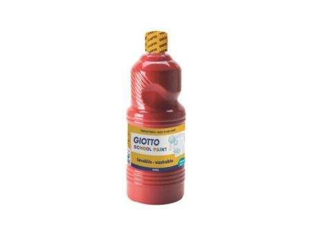 Giotto Guache Liquido Escolar 500ml Vermelho