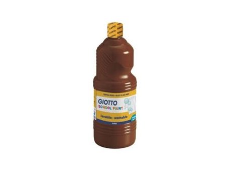 Giotto Guache Liquido Escolar 500ml Castanho