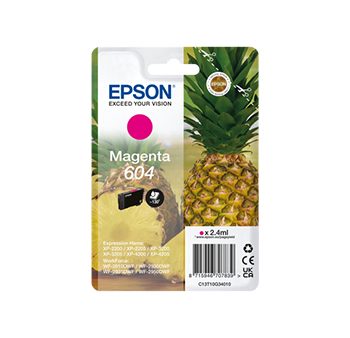 Tinteiro Epson 604 Magenta C13T10G34010 2,4ml 130 Pág.
