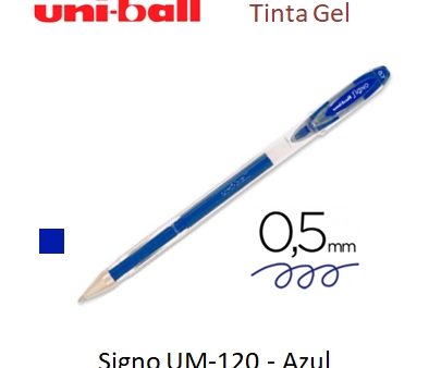 Uni-ball Esferográfica Signo 0,5mm Azul UM120 -1un