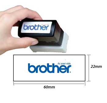 Carimbo 22x60mm Azul Brother PR2260E6P 6un