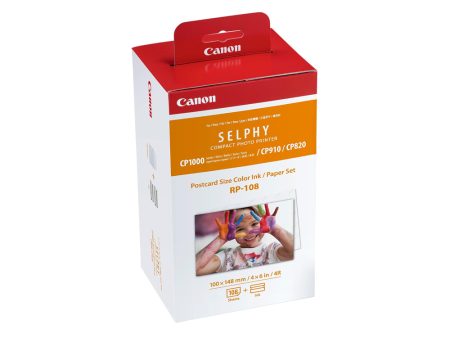 Tinteiro Canon RP-108 + 108 folhas 100x148mm 8568B001