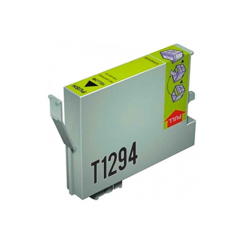 Tinteiro Compatível Epson T1294 Amarelo C13T12944011 10ml