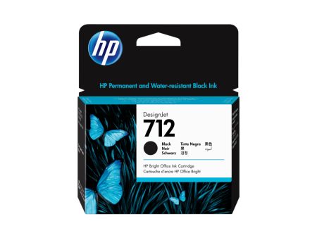Tinteiro HP 712 Preto 3ED71A 80ml