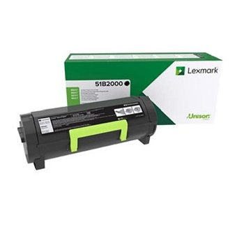Toner LEXMARK Retorno Preto 51B2000 2500 Pág.
